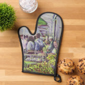 Apfelkuchen erfordert Äpfel Ofenhandschuh (Oben unten)