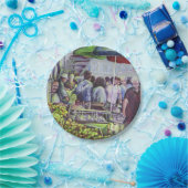 Apfelkuchen erfordert Äpfel Pappteller (Party)