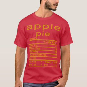 Apfelkuchen-Erntedank-Weihnachtsgeschmack T-Shirt