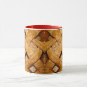 Apfelkuchen Gitterkruste roter brauner Nachtisch Tasse (Zentrum)