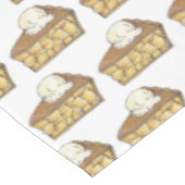 Apfelkuchen im i-Mode-Ice Cream Dessert Slice Fein Tischdecke (Schrägansicht)