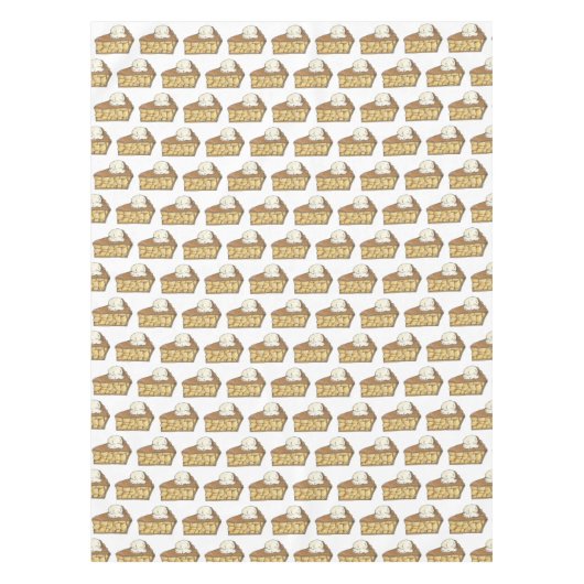 Apfelkuchen im i-Mode-Ice Cream Dessert Slice Fein Tischdecke (Vorderseite)