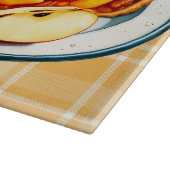 Apfelkuchen mit Eiscreme-Rezept Schneidebrett (Ecke)