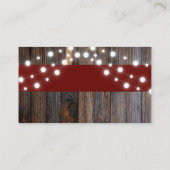 Apfelkuchen mit Rustikal Fall Baby Dusche Begleitkarte (Rückseite)