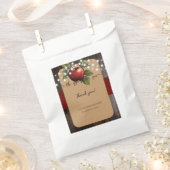 Apfelkuchen mit Rustikal Fall Baby Dusche Geschenktütchen (Ausgeschnitten)