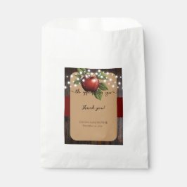 Apfelkuchen mit Rustikal Fall Baby Dusche Geschenktütchen