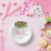 Apfelkuchen mit unserer Eye Fall Baby Dusche Pappteller (Party)