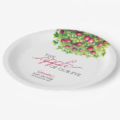 Apfelkuchen mit unserer Eye Fall Baby Dusche Pappteller (Schrägansicht)