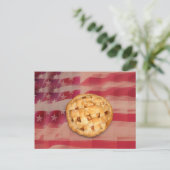 Apfelkuchen Postkarte (Stehend Vorderseite)