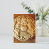 Apfelkuchen Postkarte (Stehend Vorderseite)