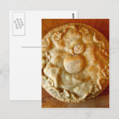 Apfelkuchen Postkarte (Vorne/Hinten)