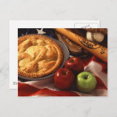 Apfelkuchen Postkarte (Vorne/Hinten)