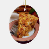 APFELKUCHEN-RUNDE VERZIERUNG KERAMIKORNAMENT (Rechts)