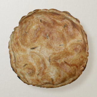 Apfelkuchen-rundes Kissen