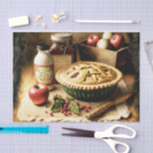 Apfelkuchen Seidenpapier (Handwerk)