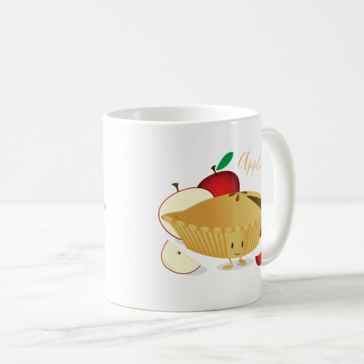 Apfelkuchen| Tasse (VorderseiteRechts)