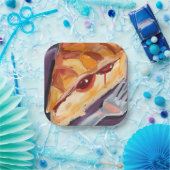 Apfelkuchen Thanksgiving Wasserfarbe Pappteller (Party)