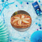 Apfelkuchen-Wasserfarben-Thanksgiving-Malerei Pappteller (Party)