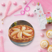 Apfelkuchen-Wasserfarben-Thanksgiving-Malerei Pappteller (Party)