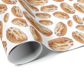 Apfelkuchenmuster Geschenkpapier (Rolleneckpunkt)