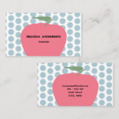 Apfellehrer Visitenkarte (Vorne/Hinten)