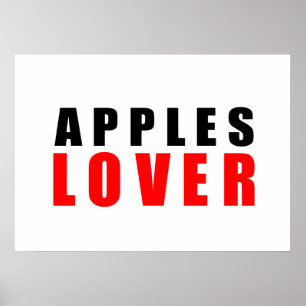 Äpfelliebhaber Poster