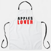 Äpfelliebhaber Schürze (Vorderseite)