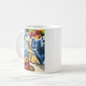 Apfelmalerei Tasse (Vorderseite Links)