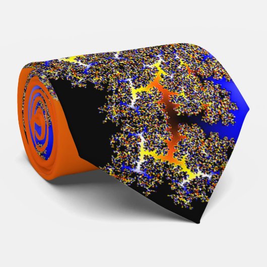 Apfelmännchen Mandelbrot set Krawatte (Gerollt)