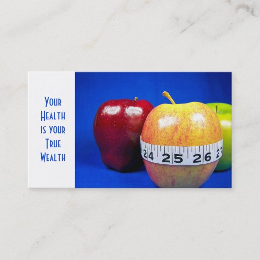 Apfelmaß Visitenkarte (Vorderseite)