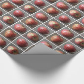 Äpfelmosaik Geschenkpapier (Ecke)