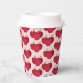 Apfelmuster 8oz Paper Cup mit Lid für Veranstaltun Pappbecher (Vorderseite)