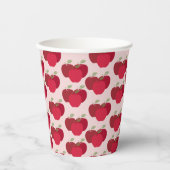 Apfelmuster 8oz Paper Cup ohne Lid für Veranstaltu Pappbecher (Vorderseite)
