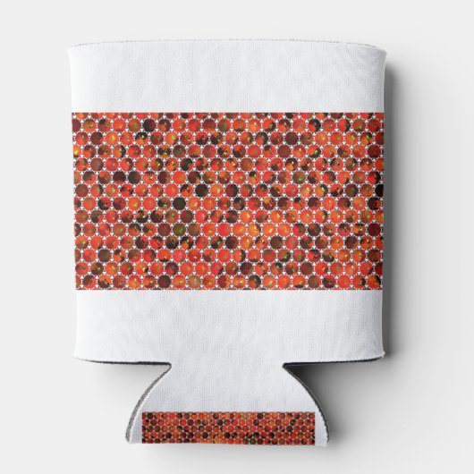 Äpfelmuster Dosenkühler (Rückseite)