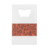 Äpfelmuster Geldbeutel Flaschenöffner (Rückseite)