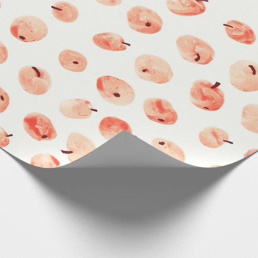Äpfelmuster Geschenkpapier (Ecke)