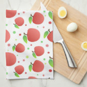 Apfelmuster Handtuch (Viertel Falte)