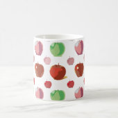 Äpfelmuster Kaffeetasse (Mittel)