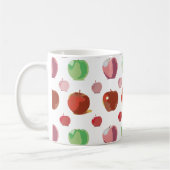 Äpfelmuster Kaffeetasse (Links)