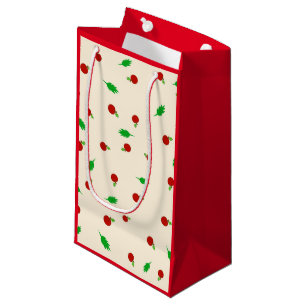 Äpfelmuster Kleine Geschenktüte