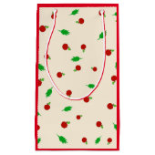 Äpfelmuster Kleine Geschenktüte (Vorderseite)