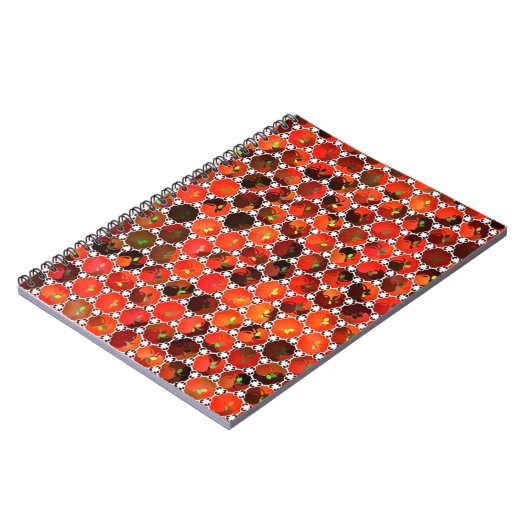 Äpfelmuster Notizblock (Linke Seite)