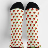 Äpfelmuster Socken (Oben)