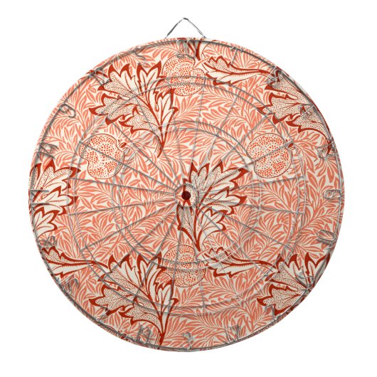 Apfelmuster (von William Morris) Dartscheibe (vorne)