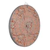 Apfelmuster (von William Morris) Dartscheibe (Vorderseite Links)