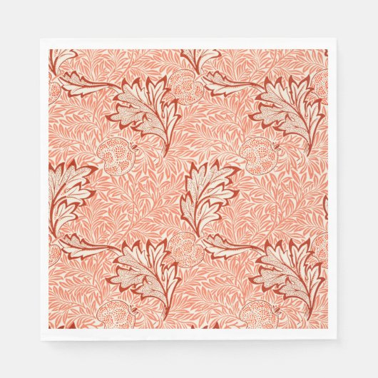 Apfelmuster (von William Morris) Serviette (Vorderseite)