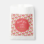 Apfelmuster Wasserfarbe Handlackiert Geschenktütchen (Vorderseite)