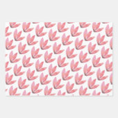 Apfelmuster Wasserfarbe Handlackierte Wrapping Pap Geschenkpapier Set (Vorderseite 3)