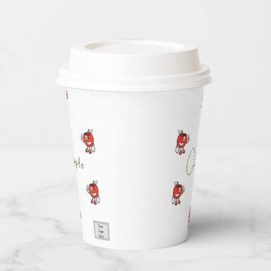 Apfelpapier-Becher Pappbecher (Links)