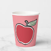 Apfelpapier-Cup Pappbecher (Rückseite)